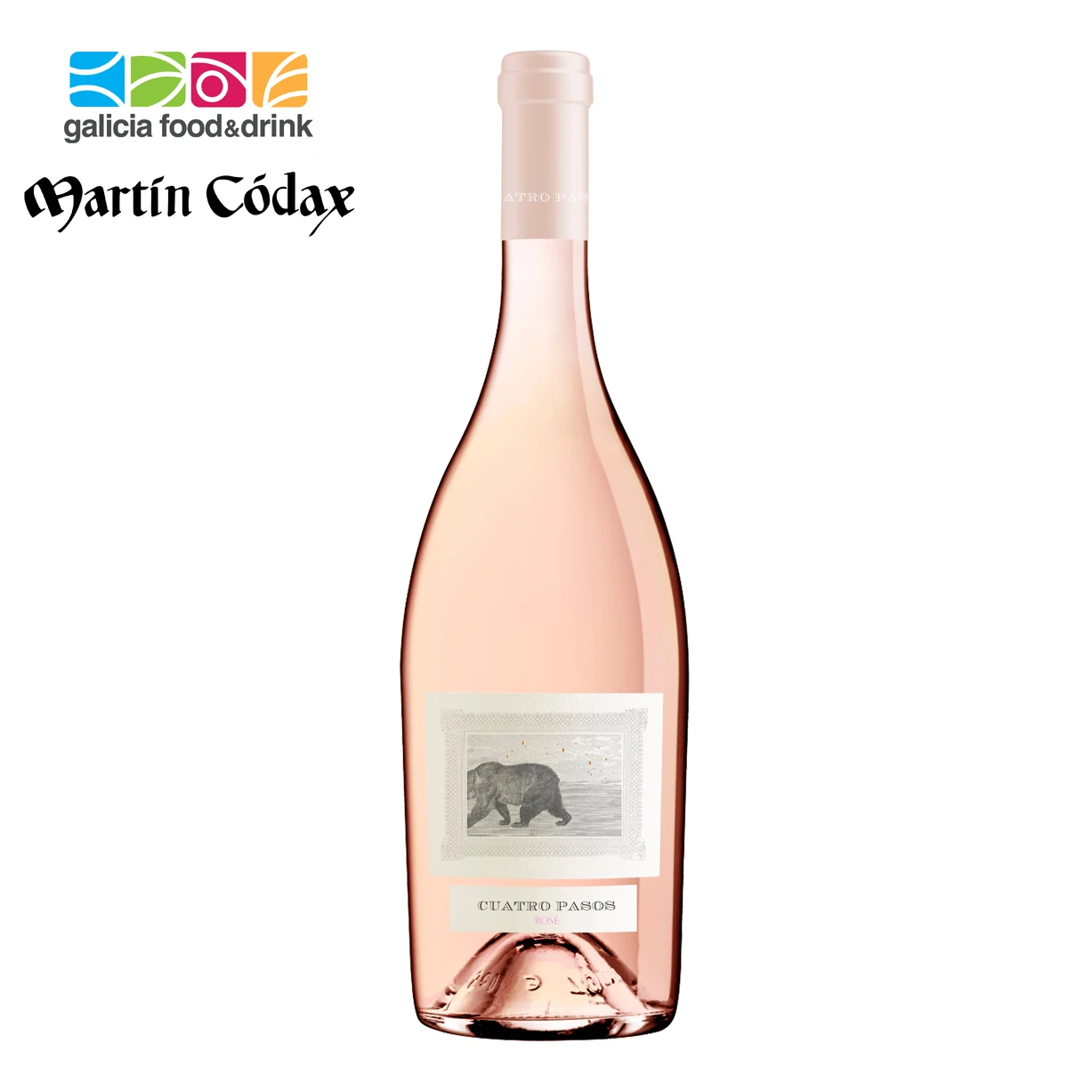 Cuatro Pasos Rose, Mencia, D.O. Bierzo, розовое вино, испанское вино [Martin Codax]