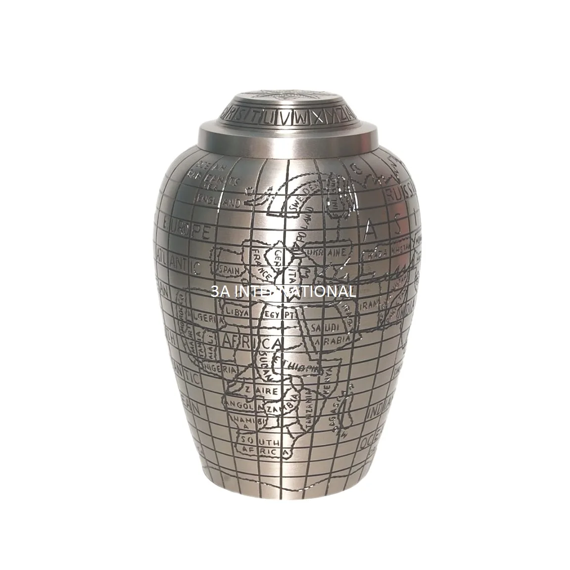 imple Design Graceful Brass Urns Memorial Keepsake Urns Unique Style Cremation Urn For Human Ashes Hand Engraving Metal Jar