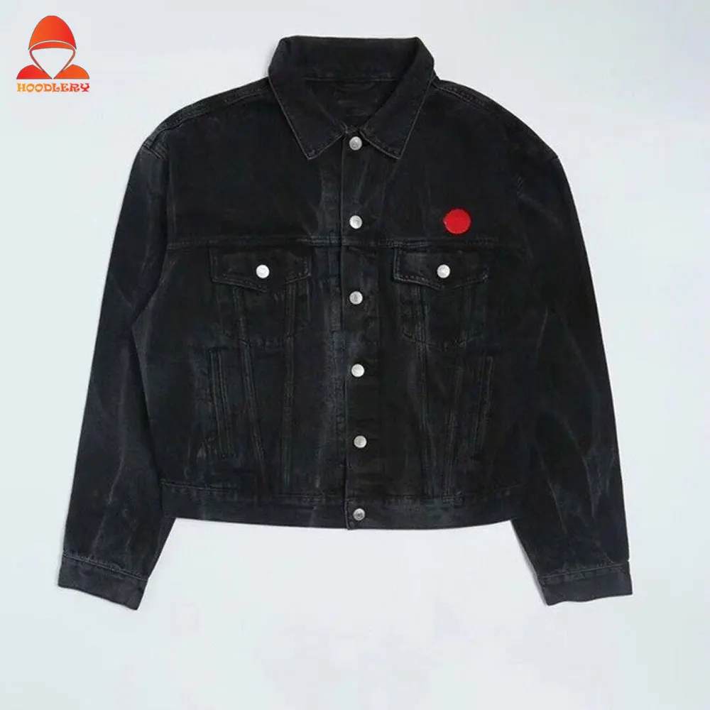 High Quality Denim Jackets Casual Men Jeans Coat 2021 Fashion Vintage Clothes Men Slim for Men Fit Solid Color Black /blue
