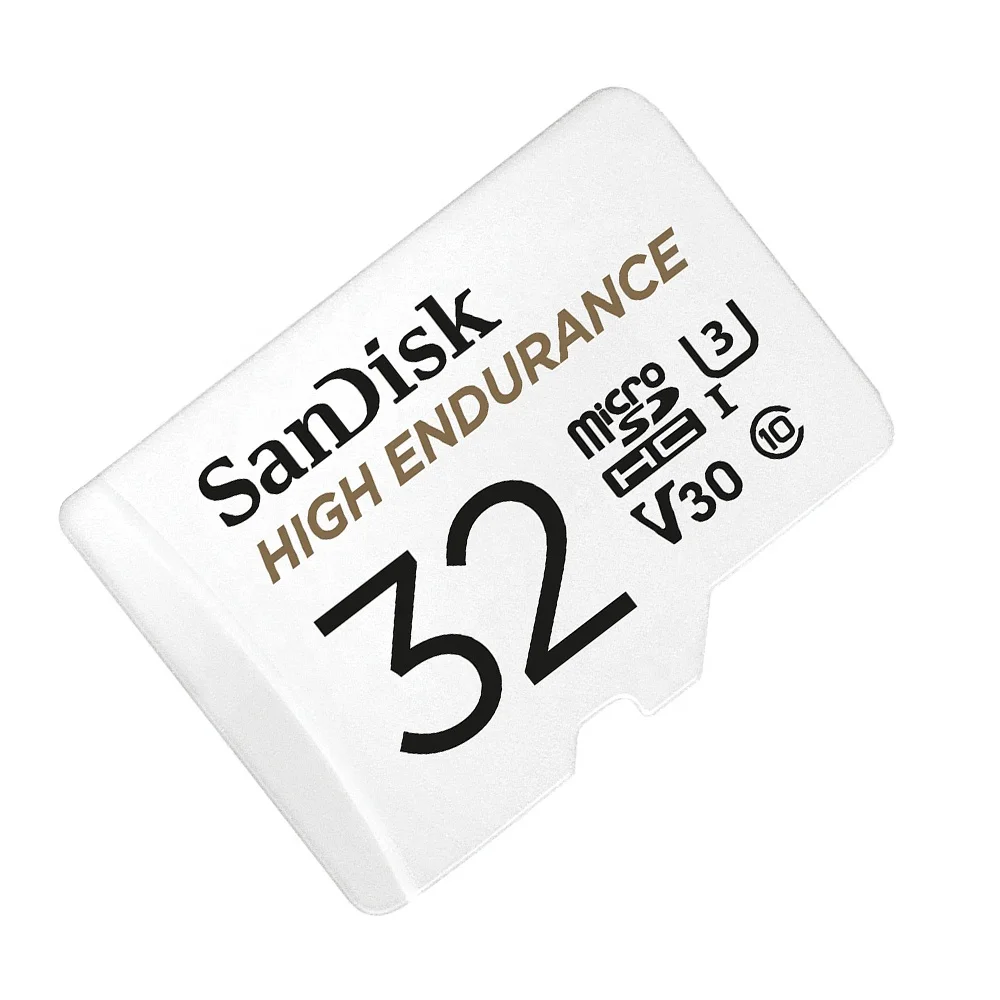 Двойной Флеш-накопитель SanDisk с высокой износостойкостью микро SD карты адаптером U3 V30 class10 памяти 32 Гб