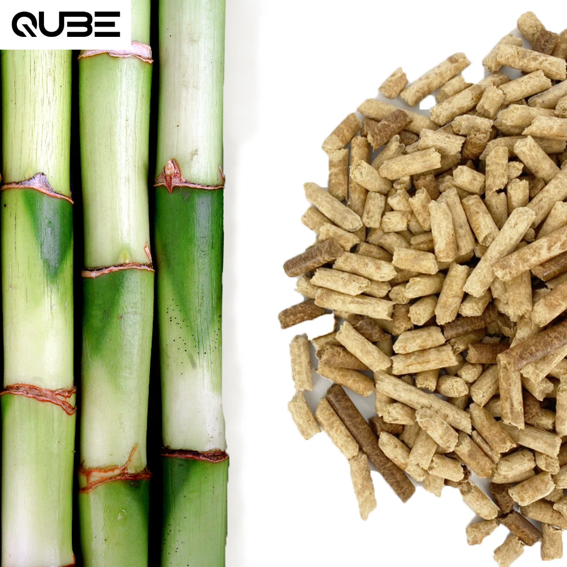 High function Premium Bamboo wood pellet biomass fuel