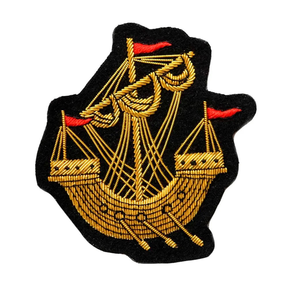 Factory Custom 3D Iron On Embroidery Patch Fashion Design Large Embroidery Patches For Clothing