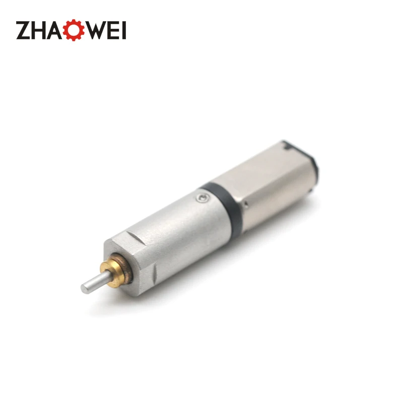 zhaowei 300 rpm 8mm Low Speed Micro Reduction Dc gear Motor With Gearboxes Made In China