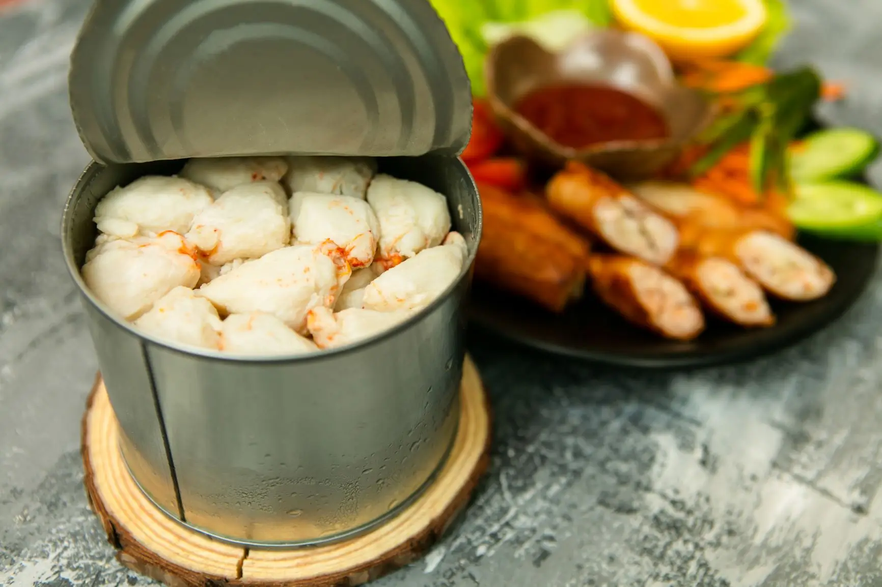 SEASPIMEX консервированное пастеризированное красное мясо плавающего краба-продукт из