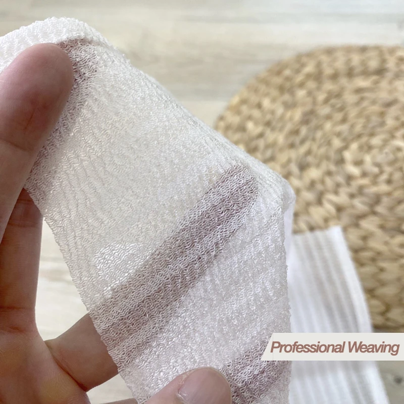 
Factory Direct Sale Environmentally Friendly Recycled Material Body Bath Towel Eco-friendly Exfoliating Shower Towel 