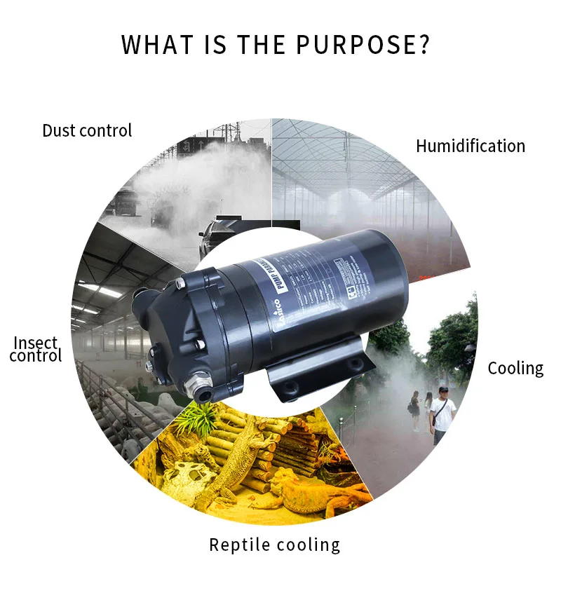 diaphragm pump booster pump mist maker fog machine parts 5.3L PER MIN