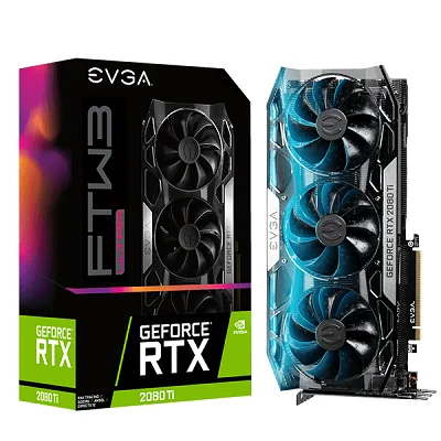 Купите 2 и получите 2 бесплатные новые графические карты EVGA GeForce RTX 2080 Ti XC FTW3 ULTRA GAMING 11 ГБ GDDR6