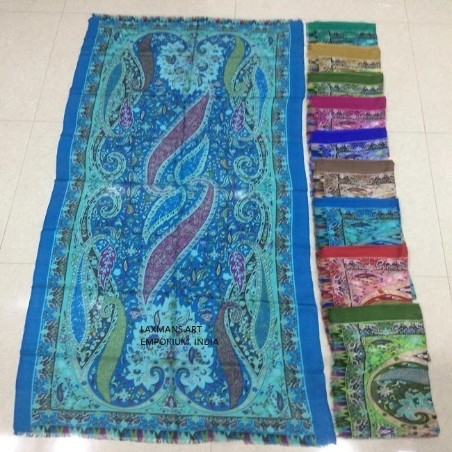 New Silk Made Printed Designer Long Scarves In Mix Color, Prints Wholesale Supplier From India