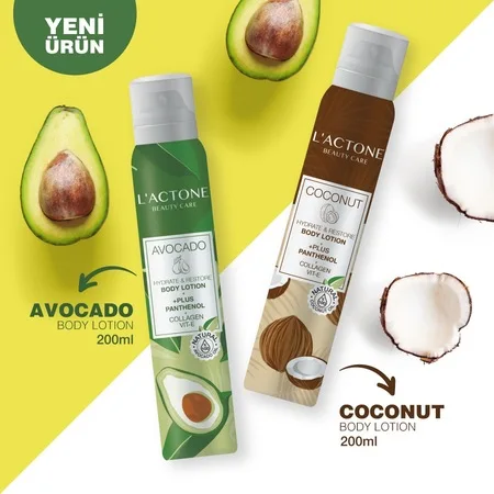 Hydrate & Restore COCONUT  AFTER SUN   BODY LOATION +Plus Panthenol Collagen VIT-E 200ML Private Label Available Made in Turkey