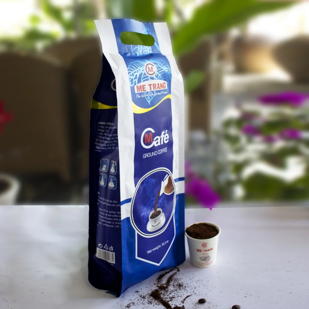 Best Price Roasted Bulk Coffee Beans Mcafe Roasted Coffee Beans 1kg in One-way Valve Branded Bag Packaging