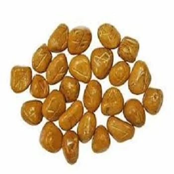 WHOLESALE NATURAL CRYSTAL SEMI PRECIOUS STONE YELLOW AVENTURINE RUN SET ENGRAVE STONE SET: GEMSTONE GOLDEN QUARTZ  RUNE SET