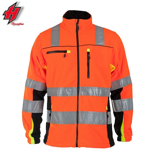 work jacket safety Wholesale Custom High Visibility FR Black Work Jacket