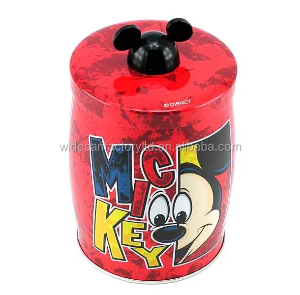 
metal tin can box food grade custom design bulge shape for toys and stationery 