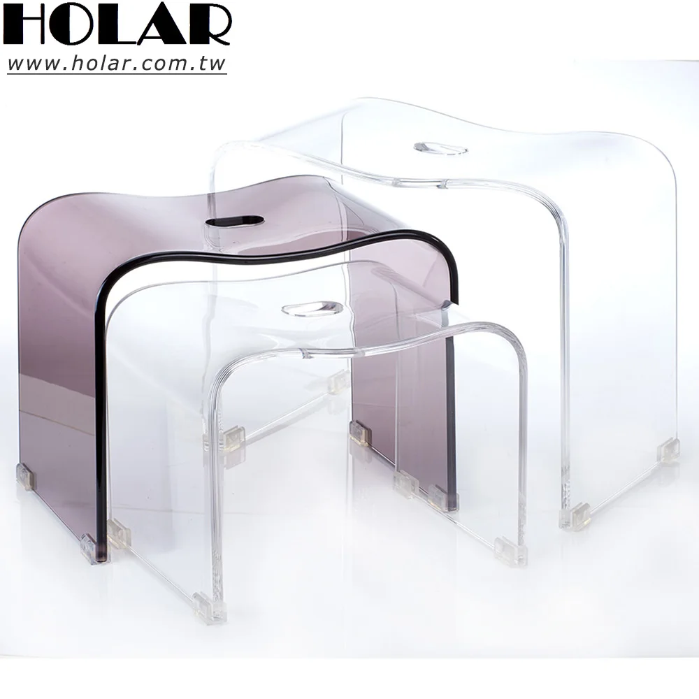 [Планировании] Тайваньская женская обувь ручной работы ванная комната прозрачный акриловый стул для душа