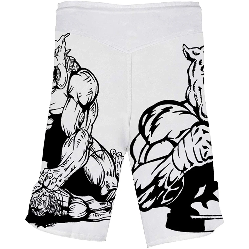 Высококачественные шорты для смешанных боевых искусств индивидуальные Четырехсторонние тянущиеся с сублимационной печатью муай тай боксерские