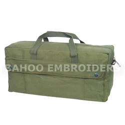 MILITARY CANVAS DUFFLE BAG