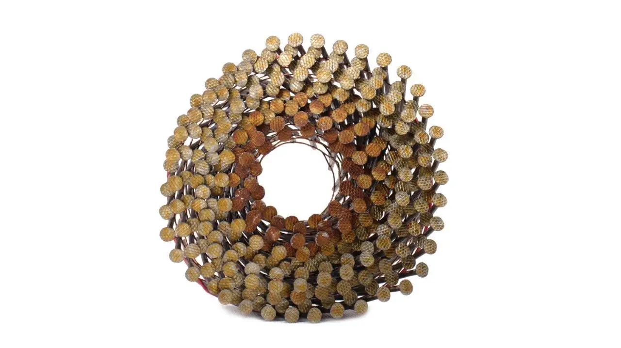 15 degree 2 'x.099' pneumatic galvanized pallet roofing common coil nails for nail gun