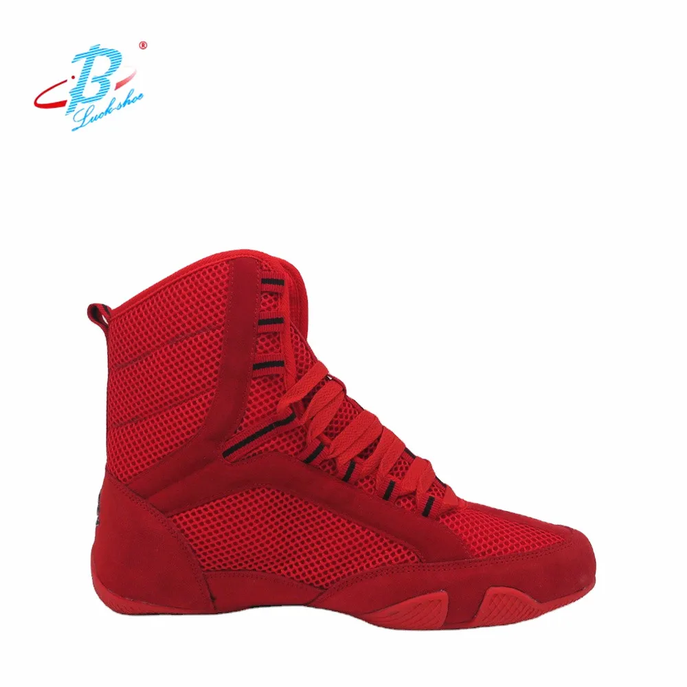 Магазин новых моделей кожаной боксерской обуви MMA High top