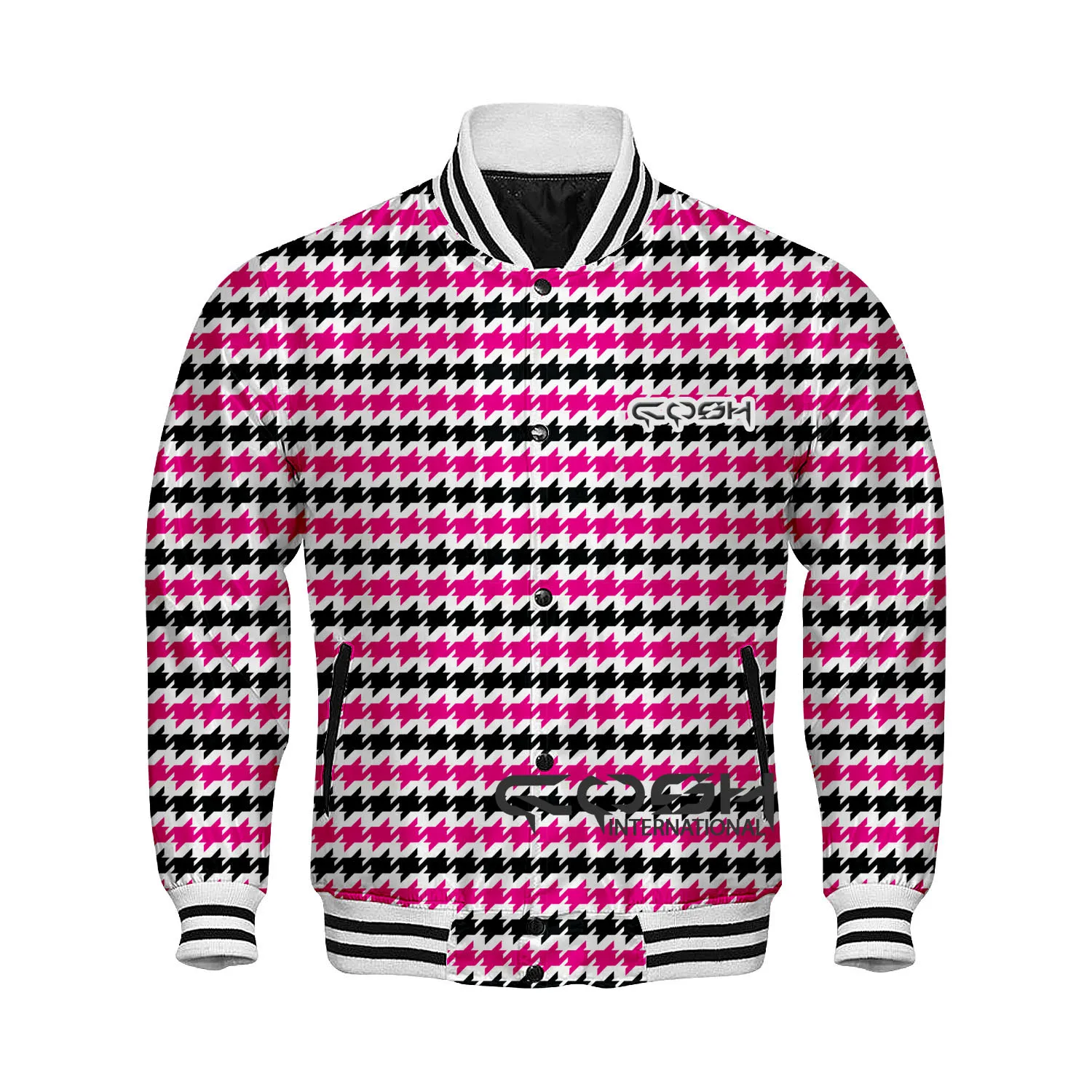 Оптовая продажа лучшее качество индивидуальная Синяя атласная куртка с изображением Галактики