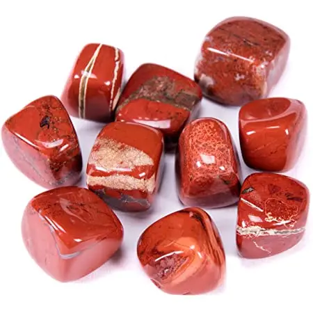 Gemstone  Natural RED Jespar Tumble Stone  Natural Crystals Handmade Tumbled Stone Wholesale  Amayra Crystals Exports