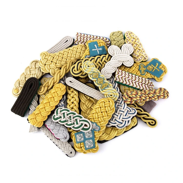 Exquisite Army Star Rank Shoulder Boards Officer Uniform Epaulette Senior epaulette Officer military new quality shoulder board