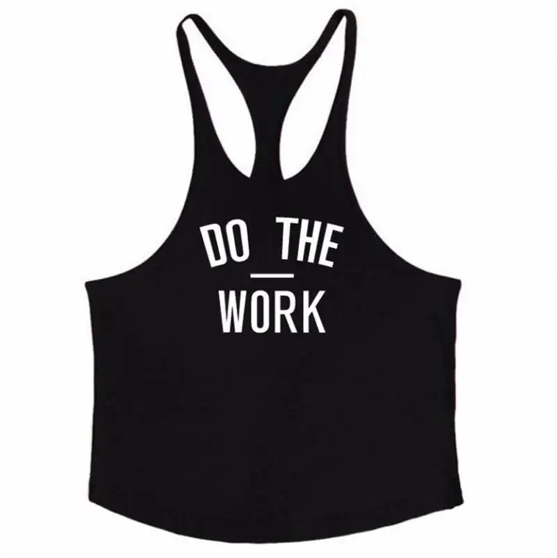 Gyms Clothing Singlet Y Back Wortout Tank Tops Men Fitness Stringer Vest Cotton Bodybuilding Sleeveless Shirts made in Pakistan
