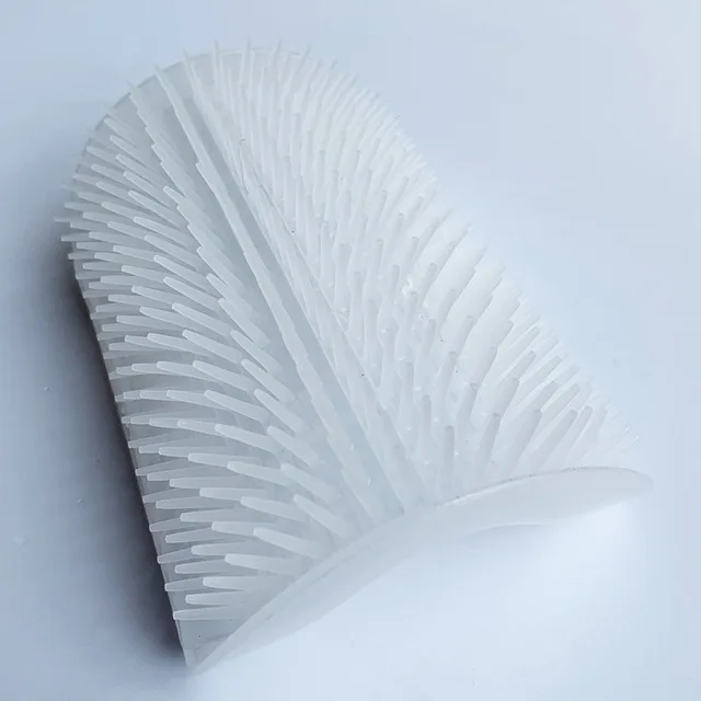 Corner Cat Brush Pet Comb Play Toy Plastic Scratch Bristles Arch Massager Self Grooming Scratcher Cats Toys