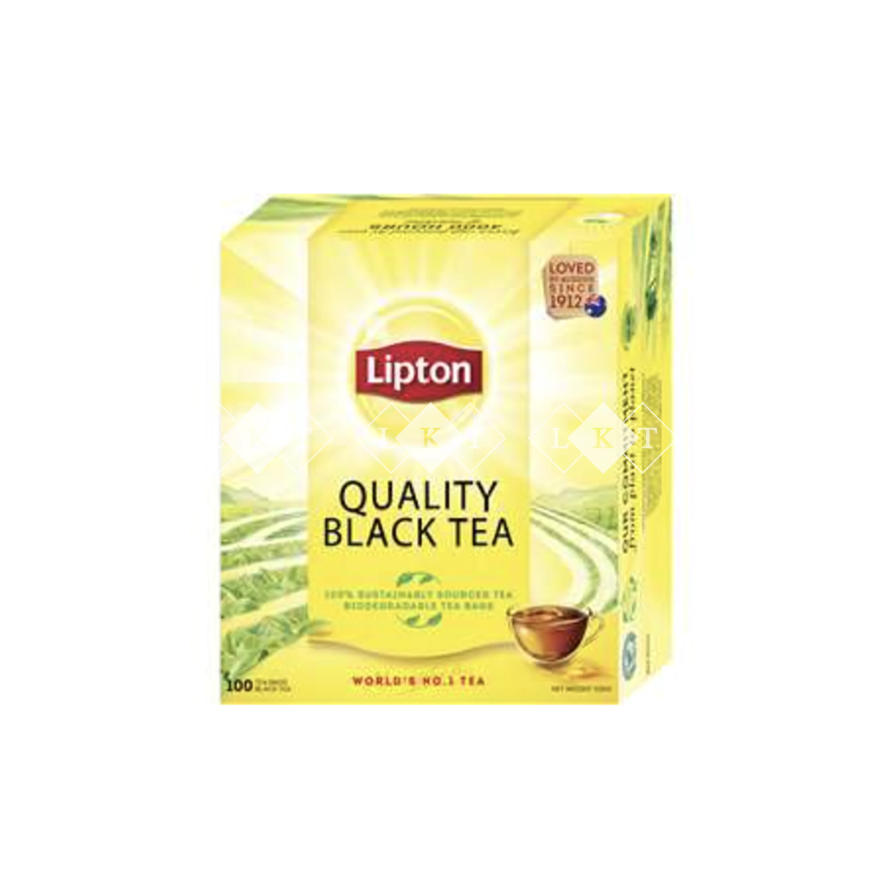  Оптовая продажа прямые заводские качественные черные чайные пакетики Lipton упаковка 100