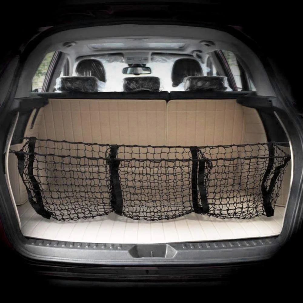 MICTUNING Heavy Duty 3 карман багажник органайзер хранилище сумочка москитная сетка для автомобиля внедорожнохо пикапа