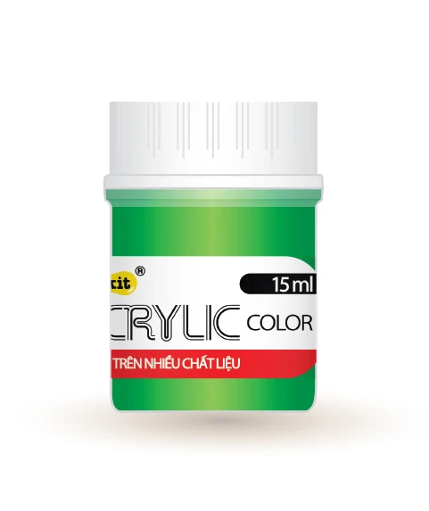 Wholesale Good Price Colorful Drawing 12 Colors ACR-C03 Acrylic Watercolor Set in Plastic Tray Painting Medium from Vietnam