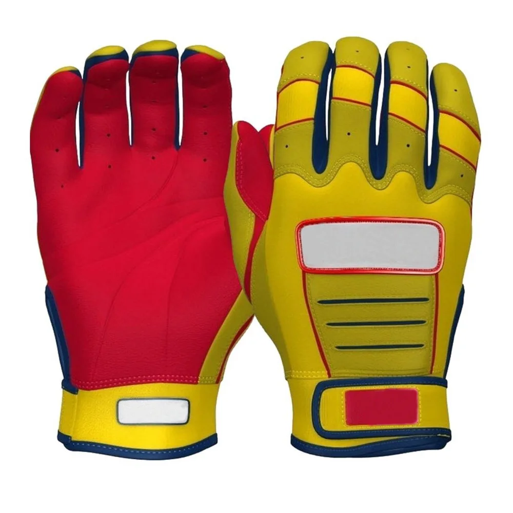 New Stylish Cheap Price Custom Latest Men Gloves Color Blue Softball Baseball Batting Gloves