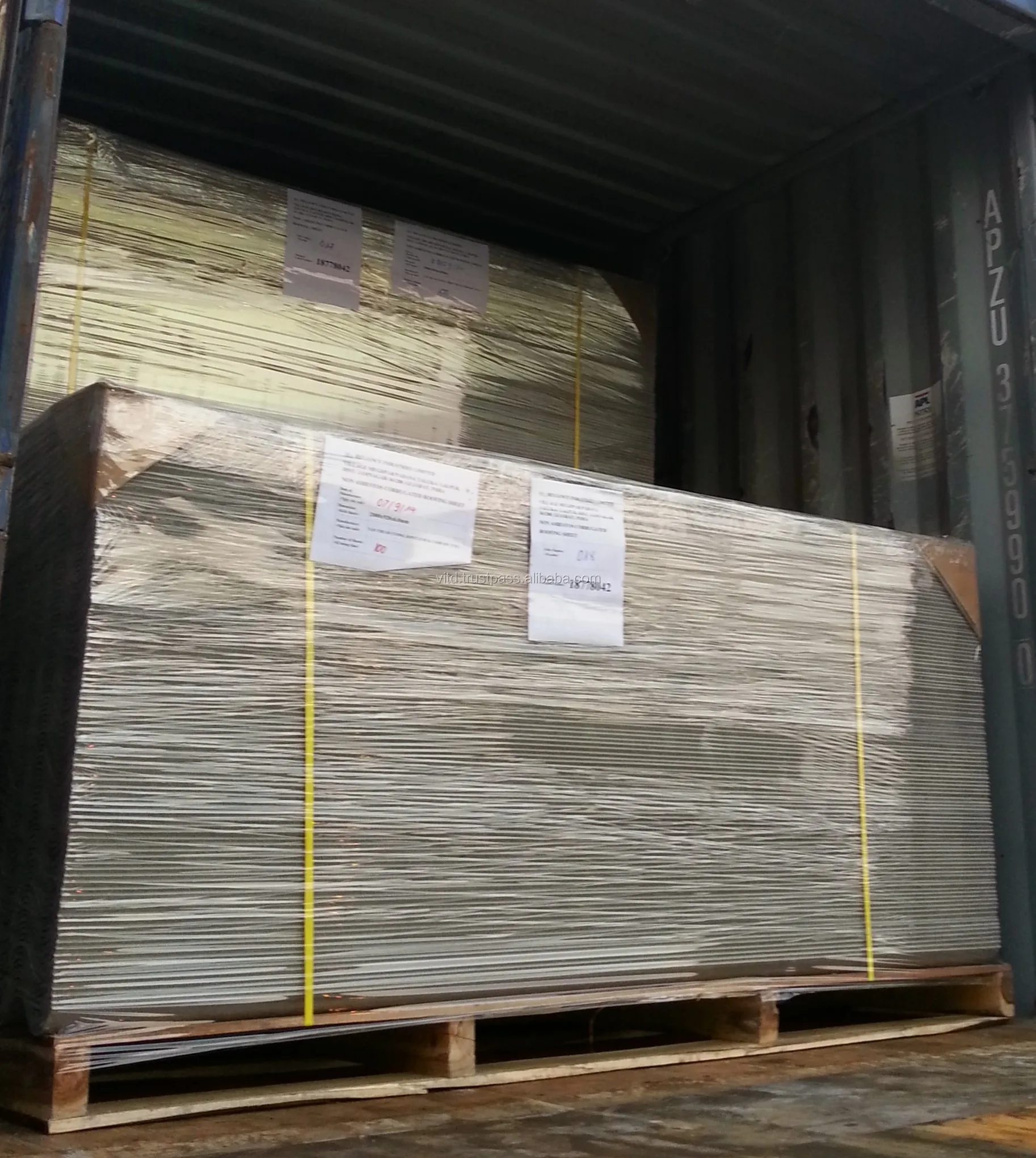 Fiber reinforced roofing sheets