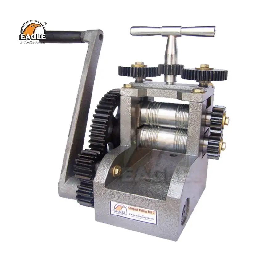 Jewellery Making Machinery Rolling Mill Economy Eagle Rolling Mill Standard Model With Stand For Jewellery Making Machine