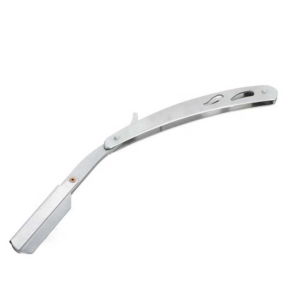 Wooden Handle Straight Razors Stainless Steel Shaving Cut Throat Razors Barber Shaving Knifes