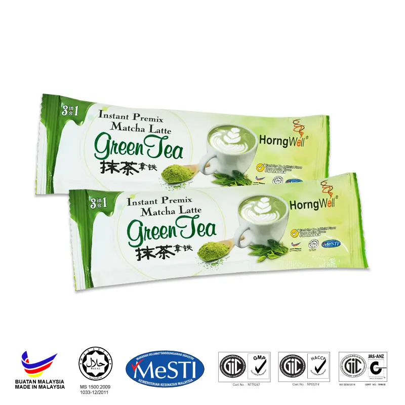 Horngwell Matcha Green Tea Latte No contains artificial flavoring Great Quality