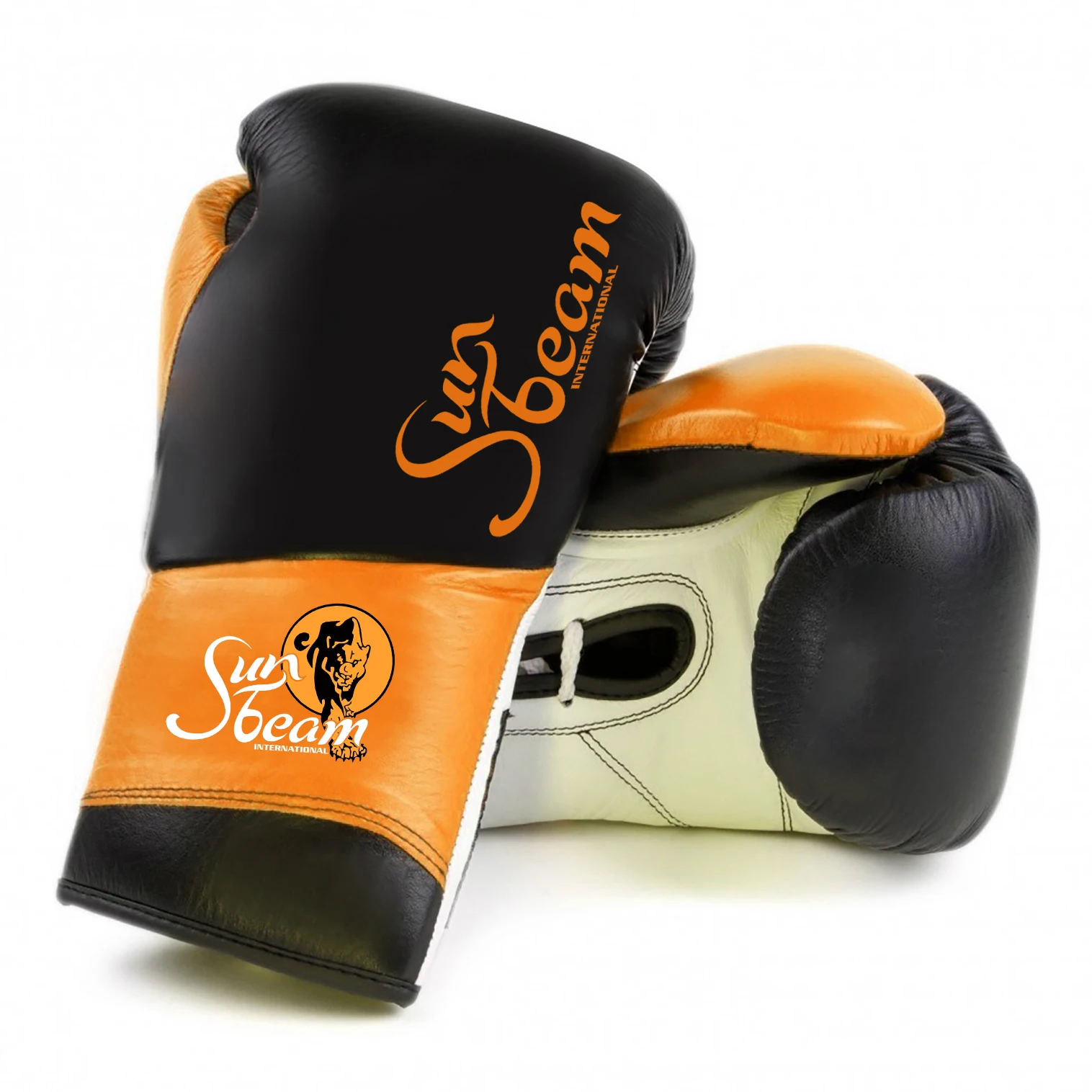 Профессиональные боксерские перчатки из натуральной воловьей кожи с логотипом на заказ