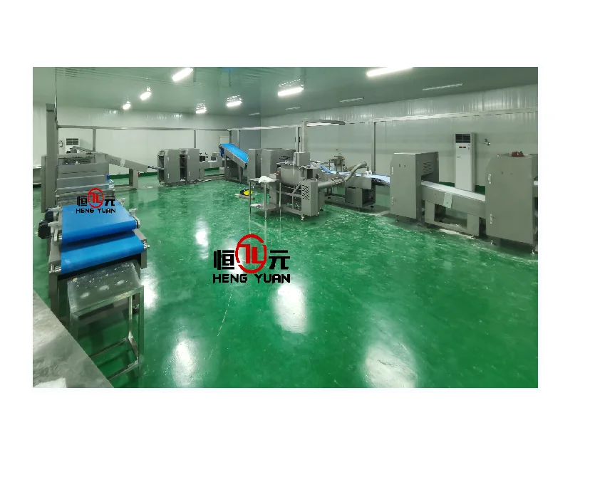 Factory supply automatic puff pastry production line Paratha making machine