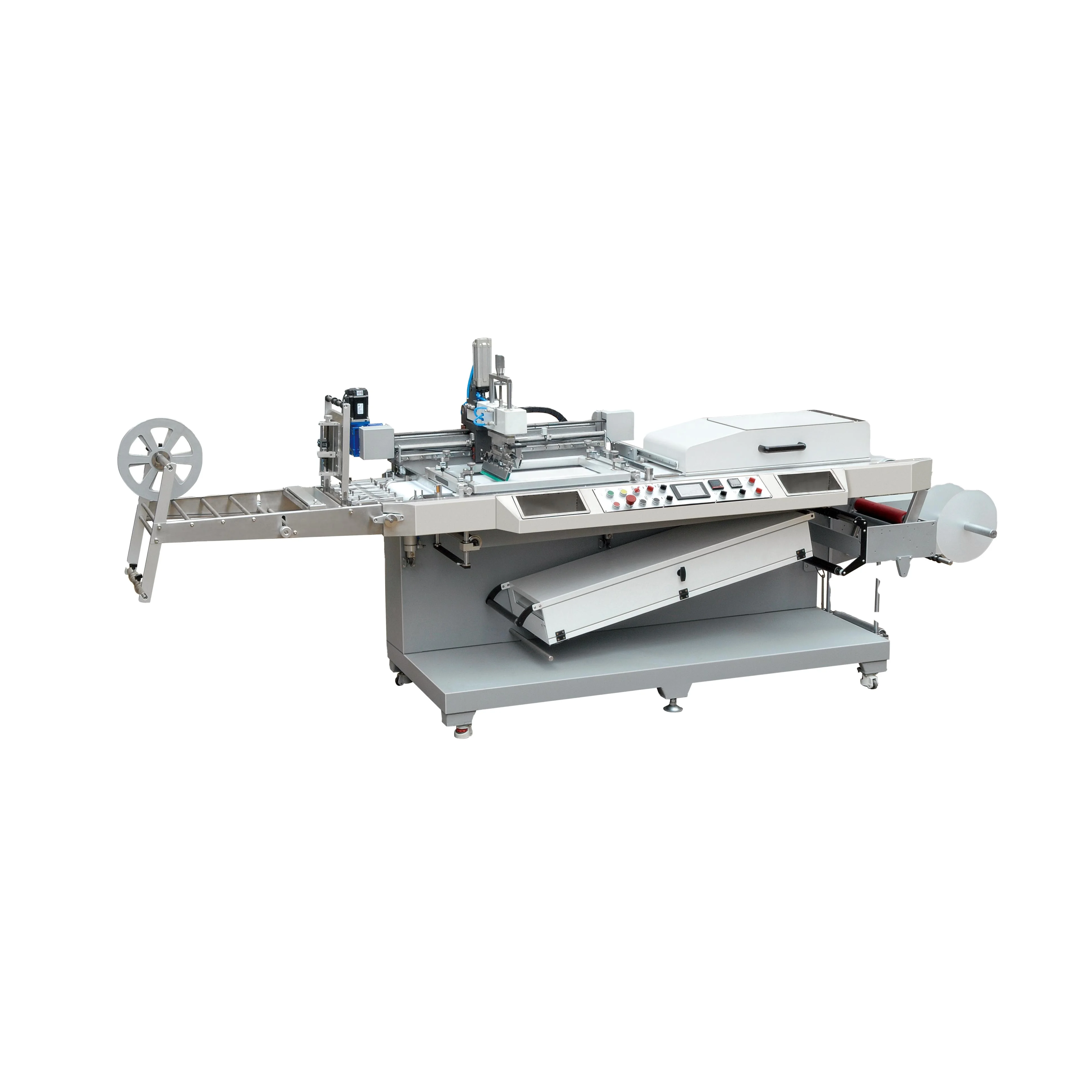 COS-126 One Colour Fabric Screen Printing Machine (Roll to Roll)