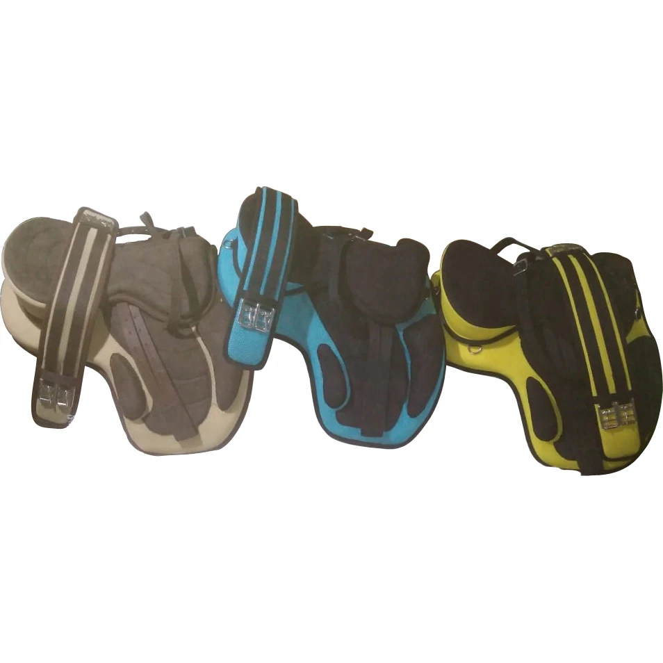 Free Max Treeless Saddle set colorful IN;34648 14 15 16 17 18