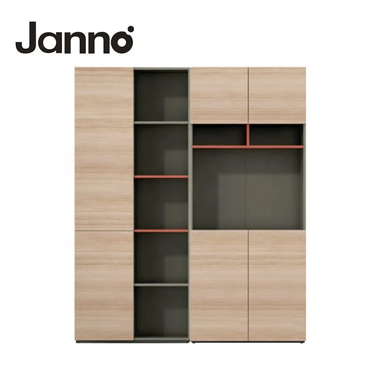 Новая популярная офисная мебель Janno деревянный шкаф для хранения документов