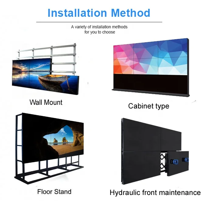 46 дюймовый супер тонкий дисплея рекламы lcd видео стена