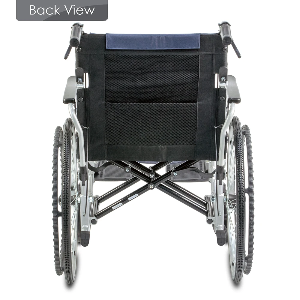 BION Ilight Wheelchair Seat Rehabilitation Therapy Supplies Aluminium Detachable Footrests;flip-up Armrests;foldable Backrest SG