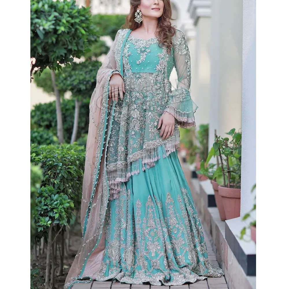 New Arrival Indian Pakistani Wedding Bridal Salwar Suit For Women Bridal Suit Dresses