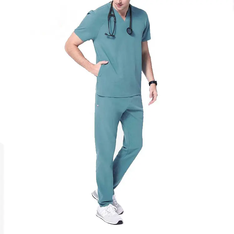 Custom brand Men Surgical Gown High Quality Medical Hospital Nurse Patient Suits Uniform Pakistan Supplier