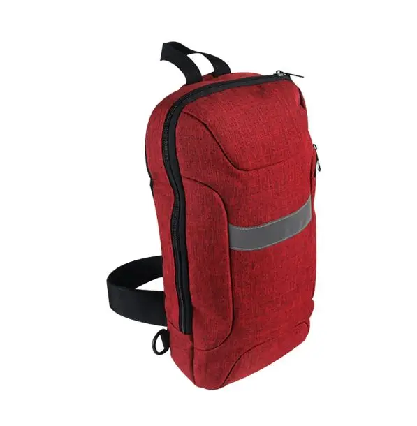 
Fashion Custom Sports Bags Sling Gym Travel Bike Laptop Chest Sling Shoulder Messenger Crossbody Phone Bags with Headphone Hole 