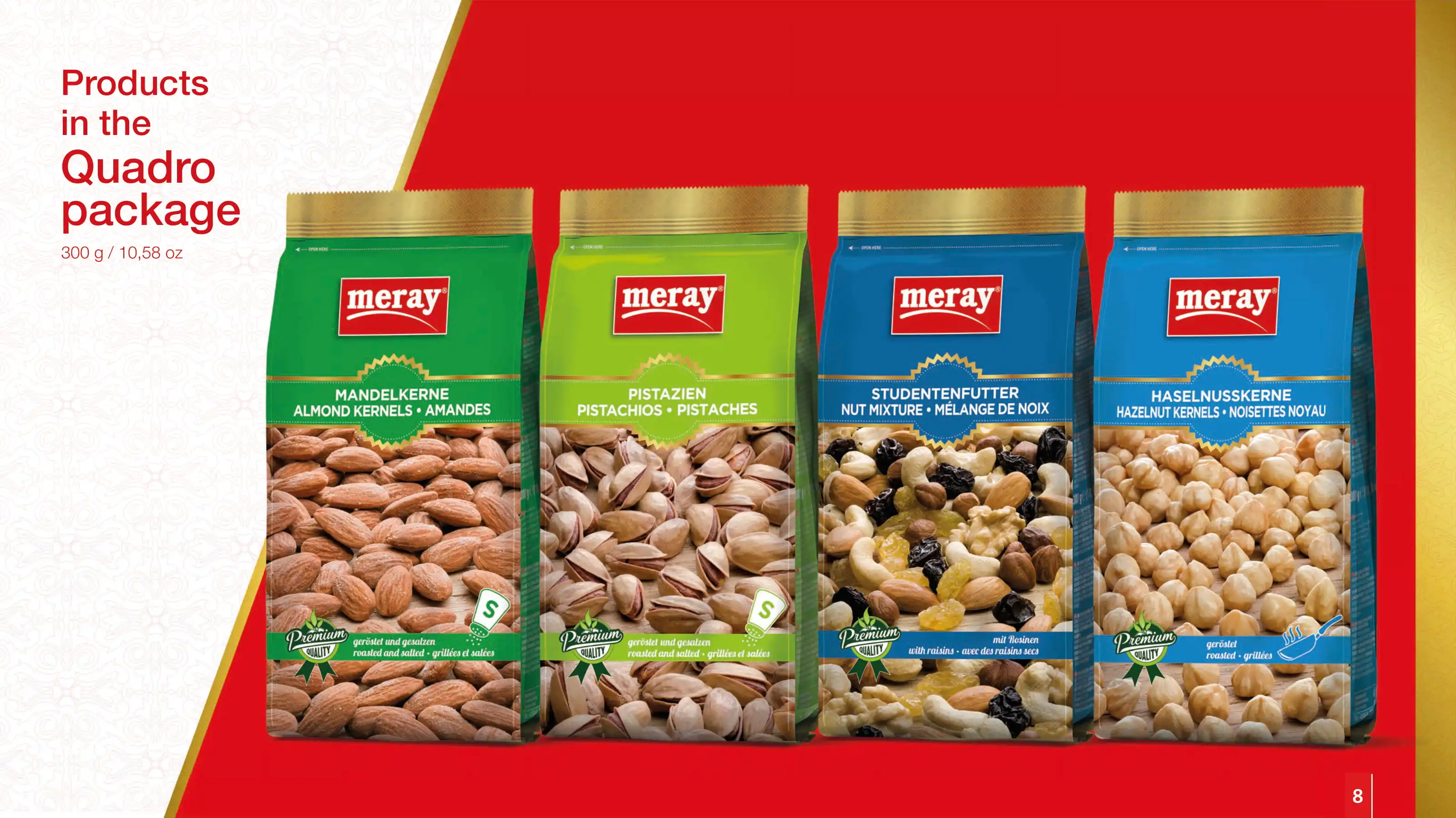 
Premium Quality Raw Nut Snack Studentenfutter Nut Mix Unsalted 