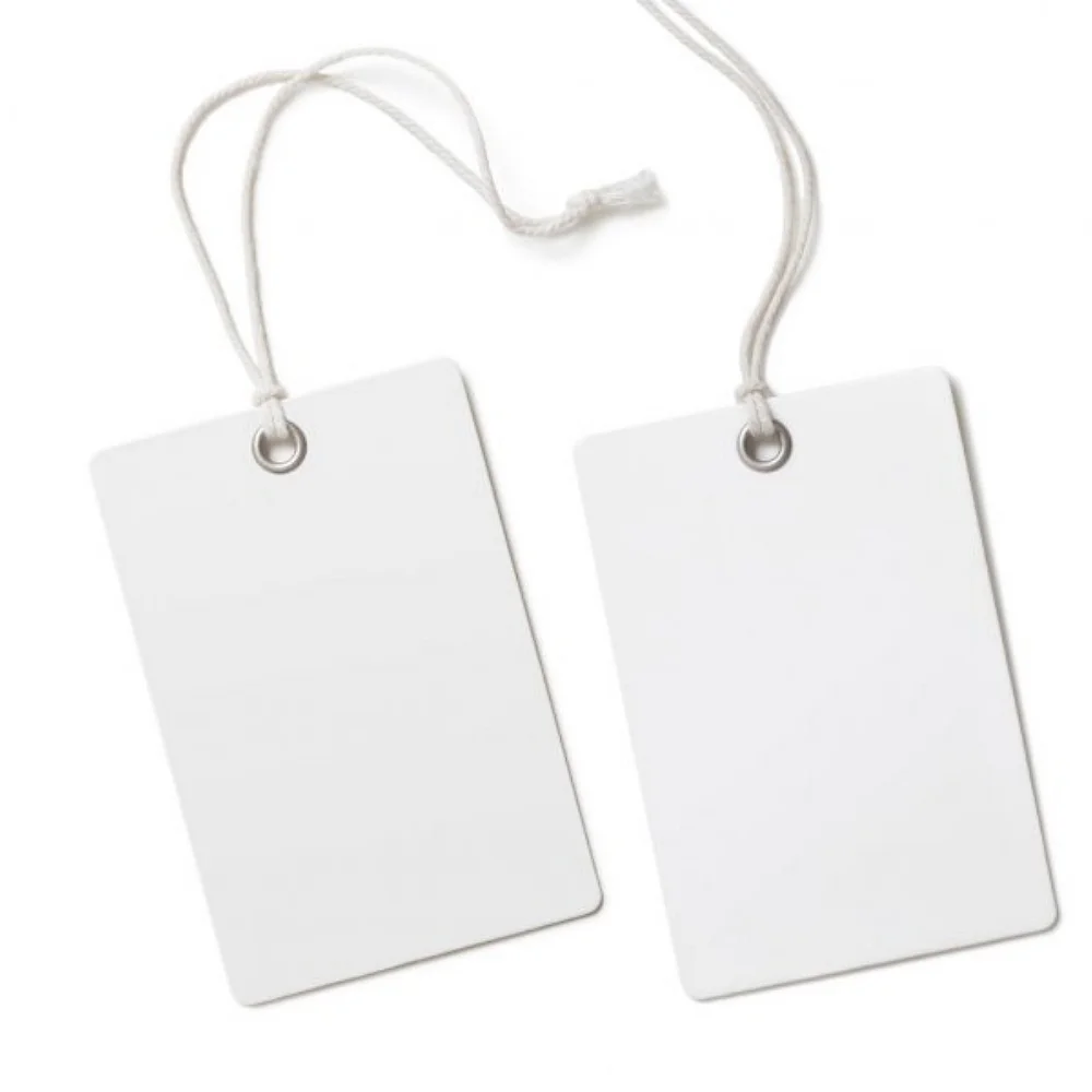 2021 подвесная бирка бесплатный дизайн индивидуальная печать Вашего логотипа этикетка для одежды