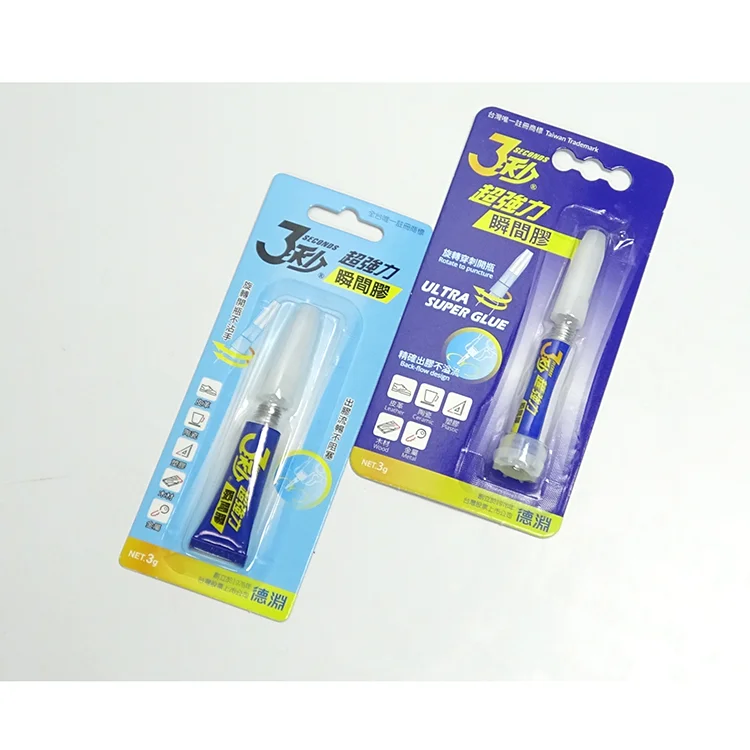 3g Mini Fast Curing Instant Strongest Super Glue 100% Cyanoacrylate Adhesive