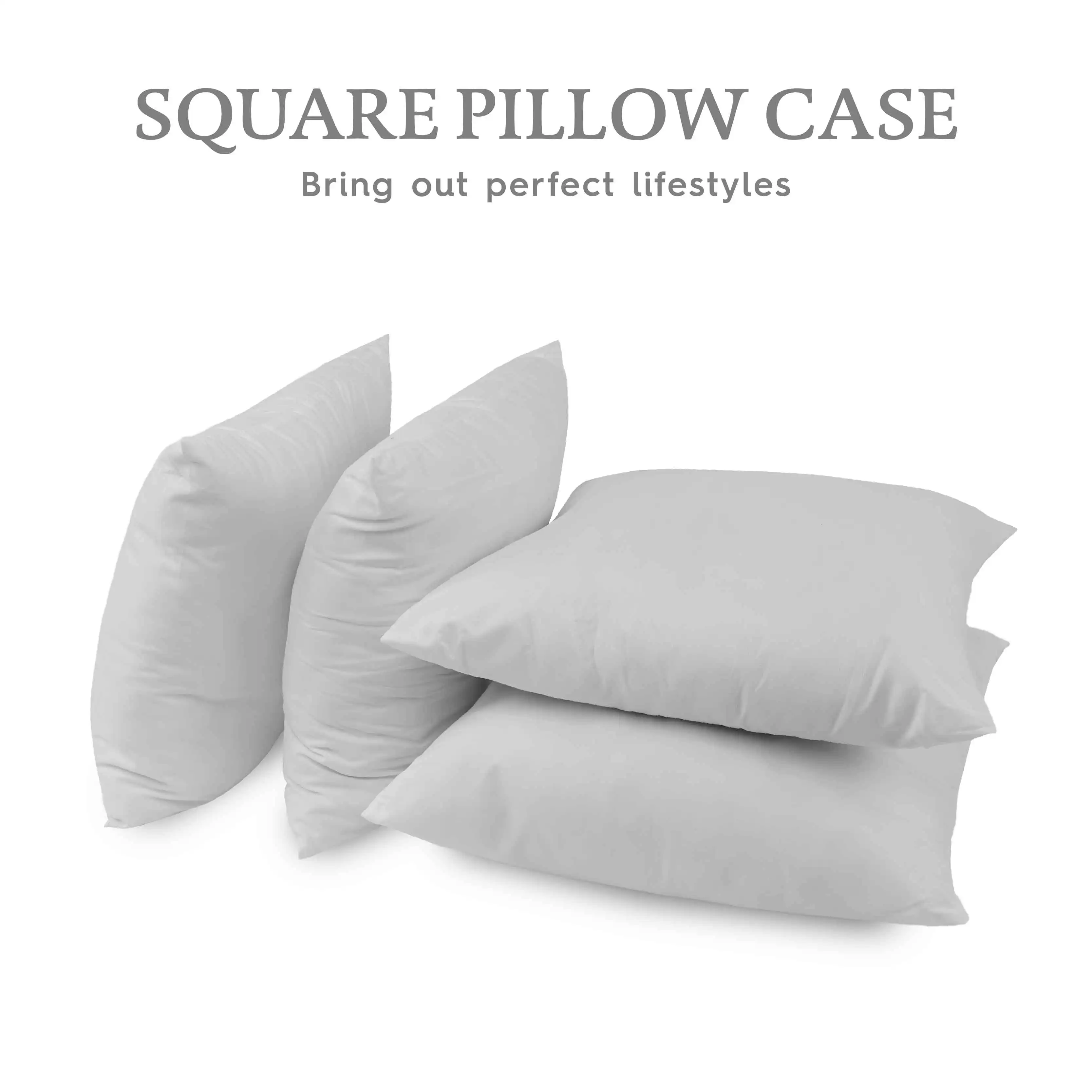 E-bay Amazon 2022 Top Sales Hypo-allergic square cushion insert Throw pillow insert Cushion Insert 45 cm x 45 cm