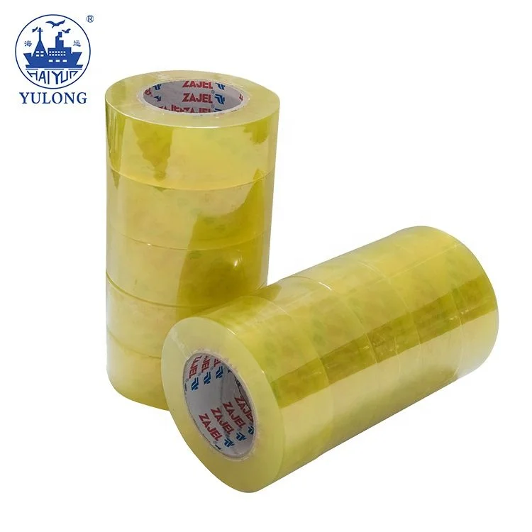 single-side coated acrylic tape Printed Tan Bopp Adhesive Packing In Adhesive Tape